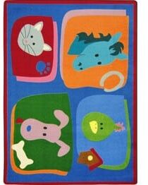 Joy Carpets Kid Essentials My Favorite Animals Multi