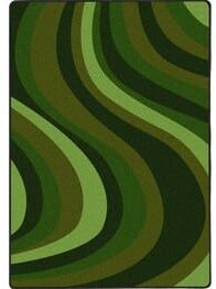 Joy Carpets Kid Essentials On the Curve Green