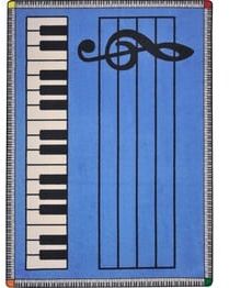 Joy Carpets Kid Essentials Play Along Blue w keys