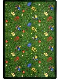 Joy Carpets Playful Patterns Scribbles Green