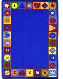 Joy Carpets Kid Essentials Seasons & Shapes Alphabet Multi