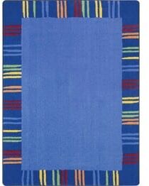 Joy Carpets Kid Essentials Seeing Stripes Rainbow