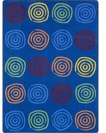 Joy Carpets Kid Essentials Simply Swirls Rainbow