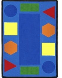 Joy Carpets Kid Essentials Sitting Shapes Multi