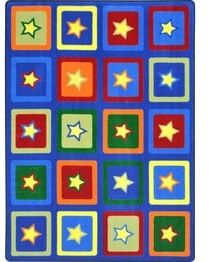 Joy Carpets Kid Essentials Sitting Stars Multi