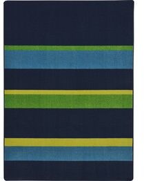 Joy Carpets Kid Essentials Straight and Narrow Navy