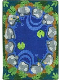 Joy Carpets Kid Essentials Tranquil Pond Multi