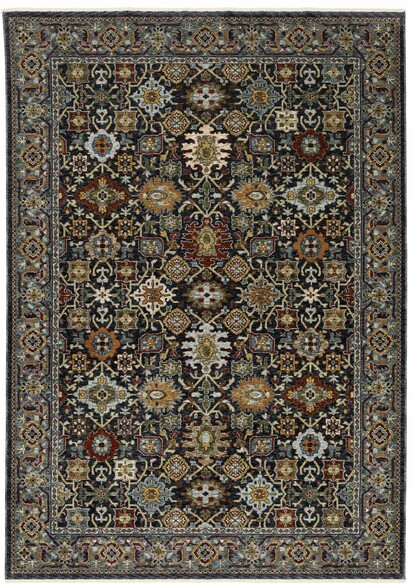 Oriental Weavers Aberdeen 4922D Blue and  Multi