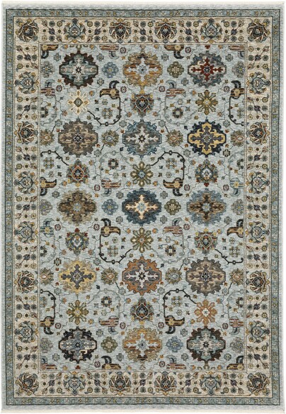 Oriental Weavers Aberdeen 561W1 Blue and  Beige