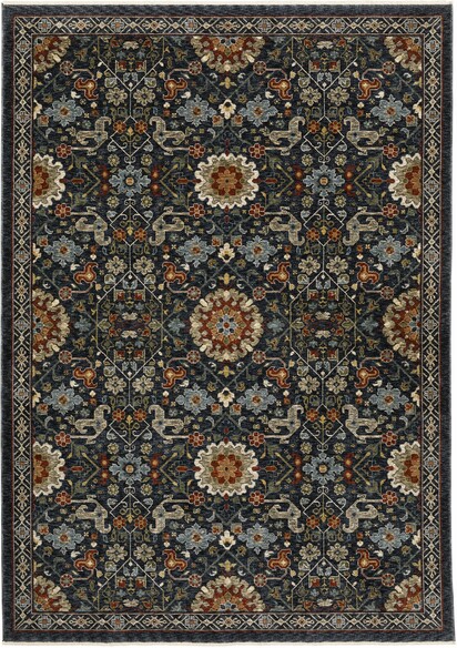 Oriental Weavers Aberdeen 006B1 Blue and  Multi