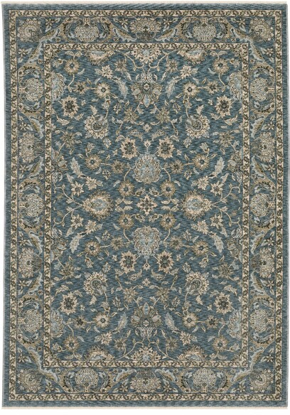 Oriental Weavers Aberdeen 070H1 Blue and  Beige