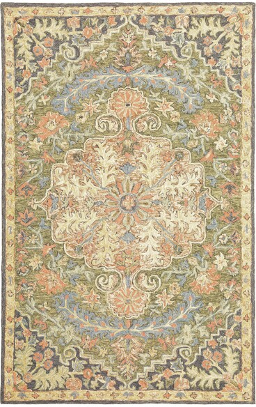 Oriental Weavers Alfresco 28401 Green and  Blue