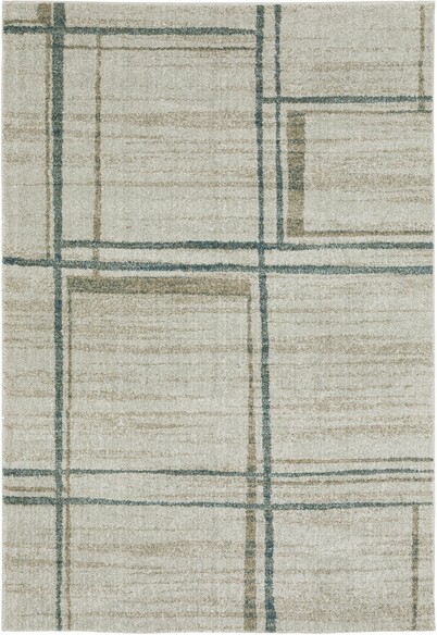 Oriental Weavers Alton 501Z9 Grey and  Teal