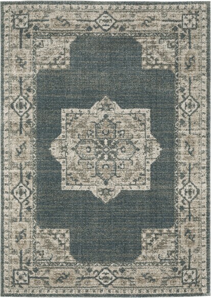 Oriental Weavers Alton 5501B Blue and  Beige