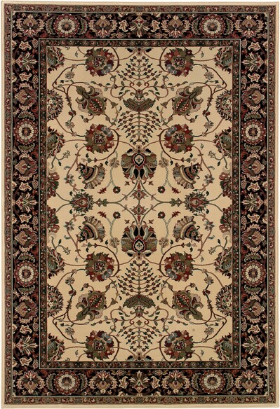 Oriental Weavers Ariana 431I8 Ivory and  Black