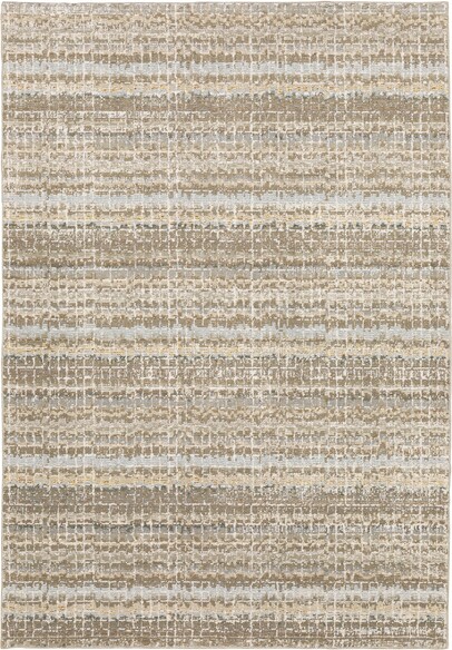 Oriental Weavers Atlas 747E0 Ivory and  Grey