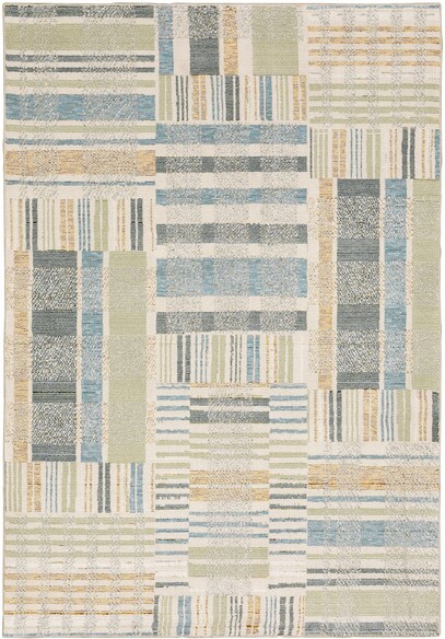 Oriental Weavers Atlas 752E0 Blue and  Green