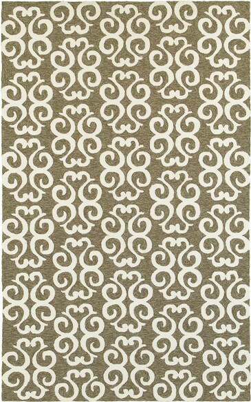 Oriental Weavers Atrium 51108 Brown and  Ivory