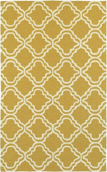 Oriental Weavers Atrium 51112 Gold and  Ivory