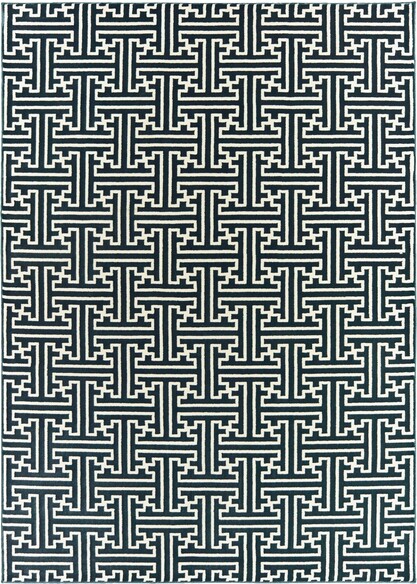 Oriental Weavers Bowen 1333B Navy and  Ivory