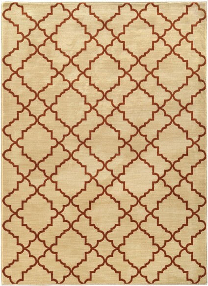 Oriental Weavers Casablanca 5178E Beige and  Rust