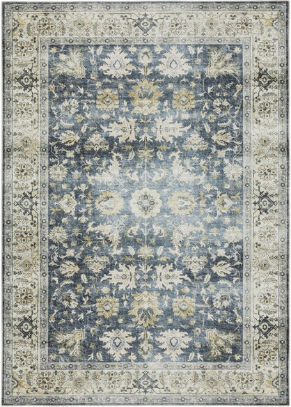 Oriental Weavers Charleston CHA08 Blue and Gold