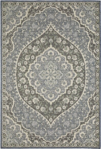 Oriental Weavers Cyprus 228C4 Blue and  Sage