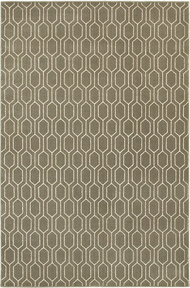 Oriental Weavers Ellerson 8021D Grey and  Ivory