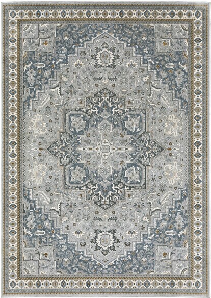 Oriental Weavers Ellington ELL02 Blue and  Grey