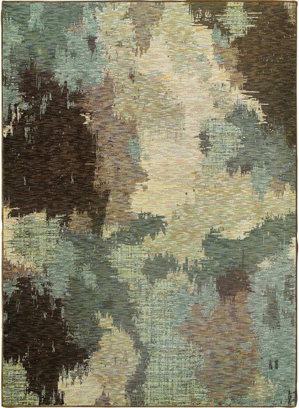 Oriental Weavers Evolution 8011B Blue and  Brown