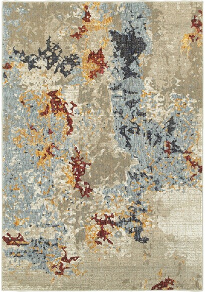 Oriental Weavers Evolution 8043K Beige and  Blue