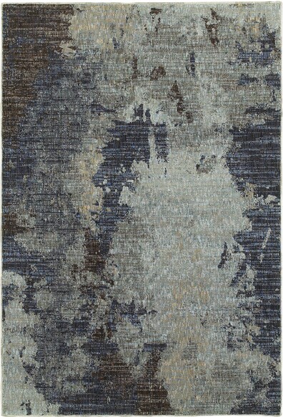 Oriental Weavers Evolution 8049B Navy and  Blue