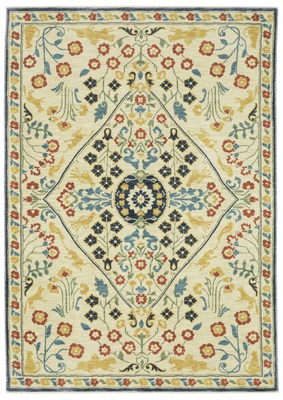 Oriental Weavers Francesca FR06B Ivory and  Multi