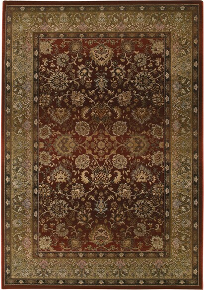 Oriental Weavers Generations 3434R Red and  Beige