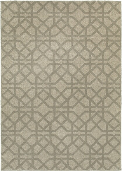 Oriental Weavers Highlands 6638E Grey and  Beige