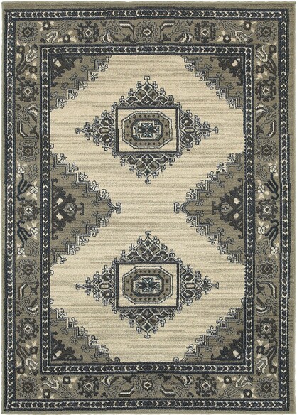 Oriental Weavers Highlands 6658B Beige and  Grey