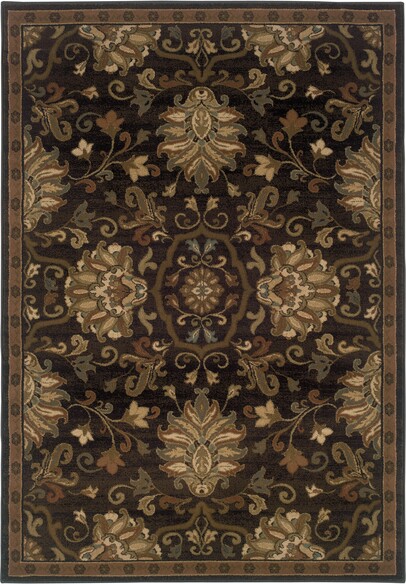 Oriental Weavers Hudson 042G1 Brown and  Beige