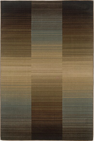 Oriental Weavers Huntington 1991D Brown and  Blue