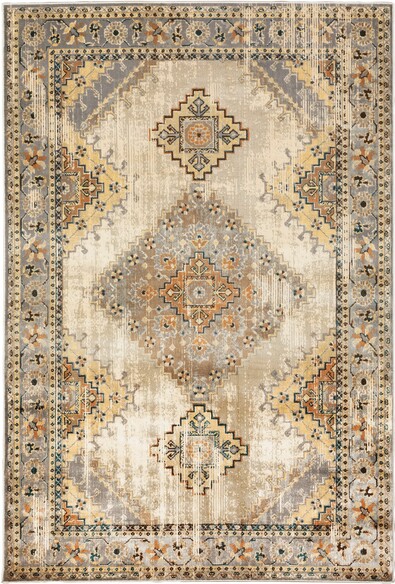 Oriental Weavers Juliette 203W3 Grey and  Beige