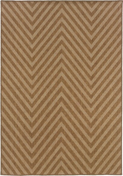 Oriental Weavers Karavia 1330X Tan and  Light Tan