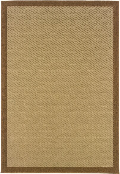 Oriental Weavers Lanai 525D7 Beige and  Brown