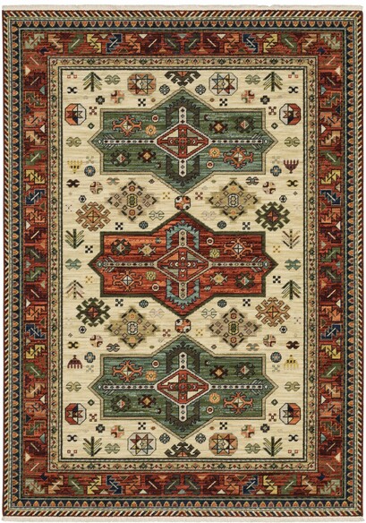 Oriental Weavers Lilihan 8022R Red and  Multi