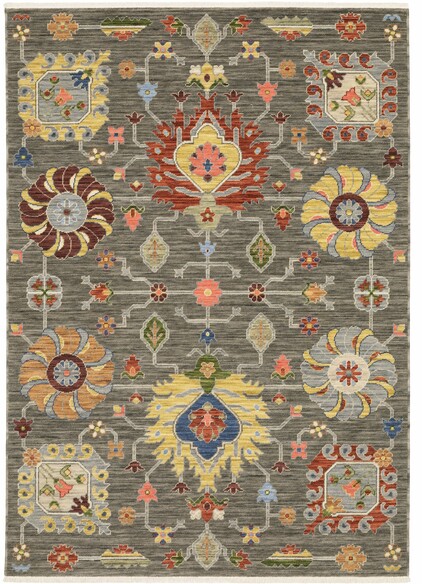 Oriental Weavers Lucca 8111K Grey and  Multi