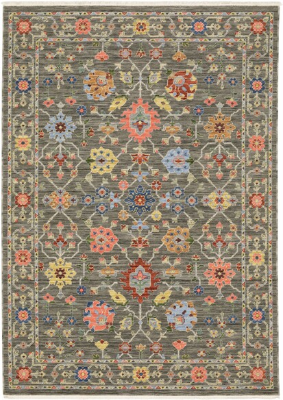 Oriental Weavers Lucca 093K1 Grey and  Multi