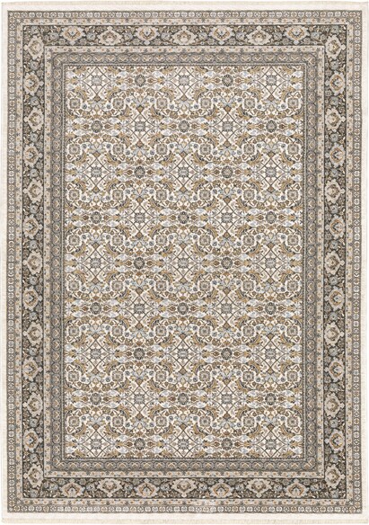 Oriental Weavers Maharaja 2061N Ivory and  Grey