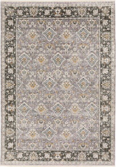 Oriental Weavers Maharaja 091E1 Grey and  Blue