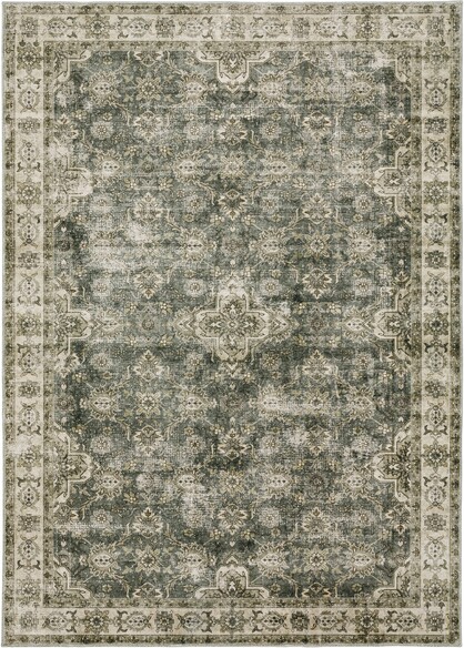 Oriental Weavers Malibu MAL04 Green and  Beige