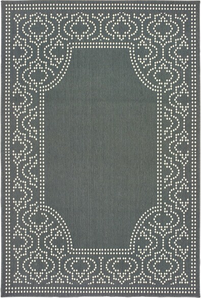 Oriental Weavers Marina 1247X Grey and  Ivory