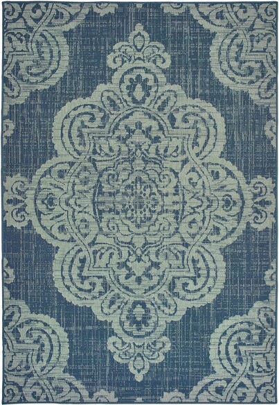 Oriental Weavers Marina 5929B Navy and  Grey