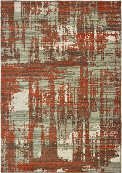 Oriental Weavers Montage 5990Z Grey and  Rust